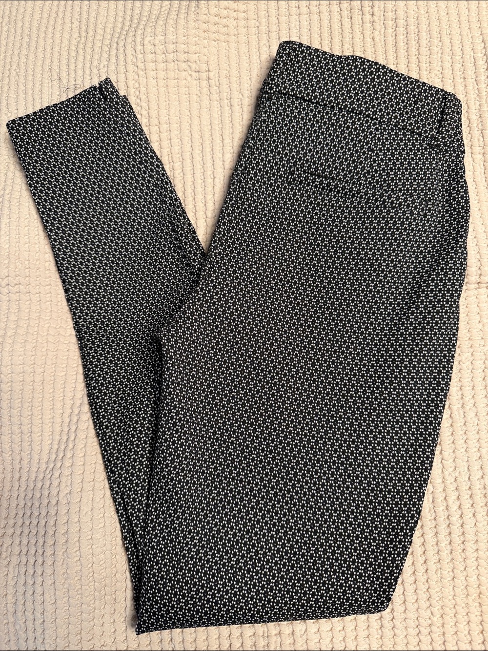 NWT Maurices Skinny Ankle Bengaline Dress Pants black white XS